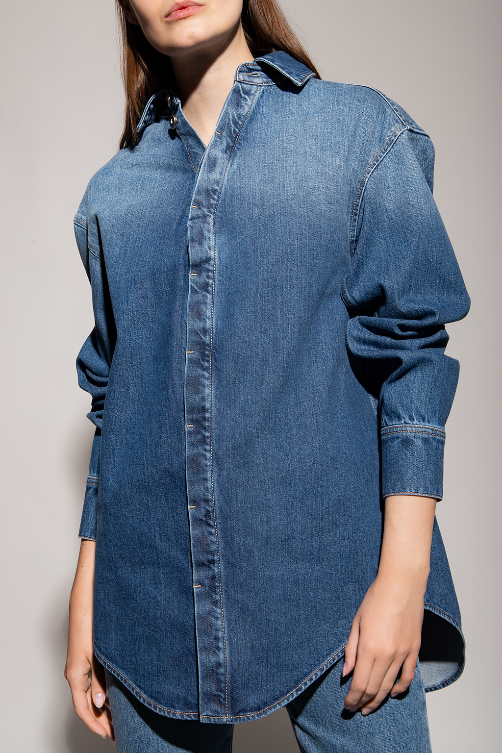 Alaïa Denim shirt | Women's Clothing | Vitkac